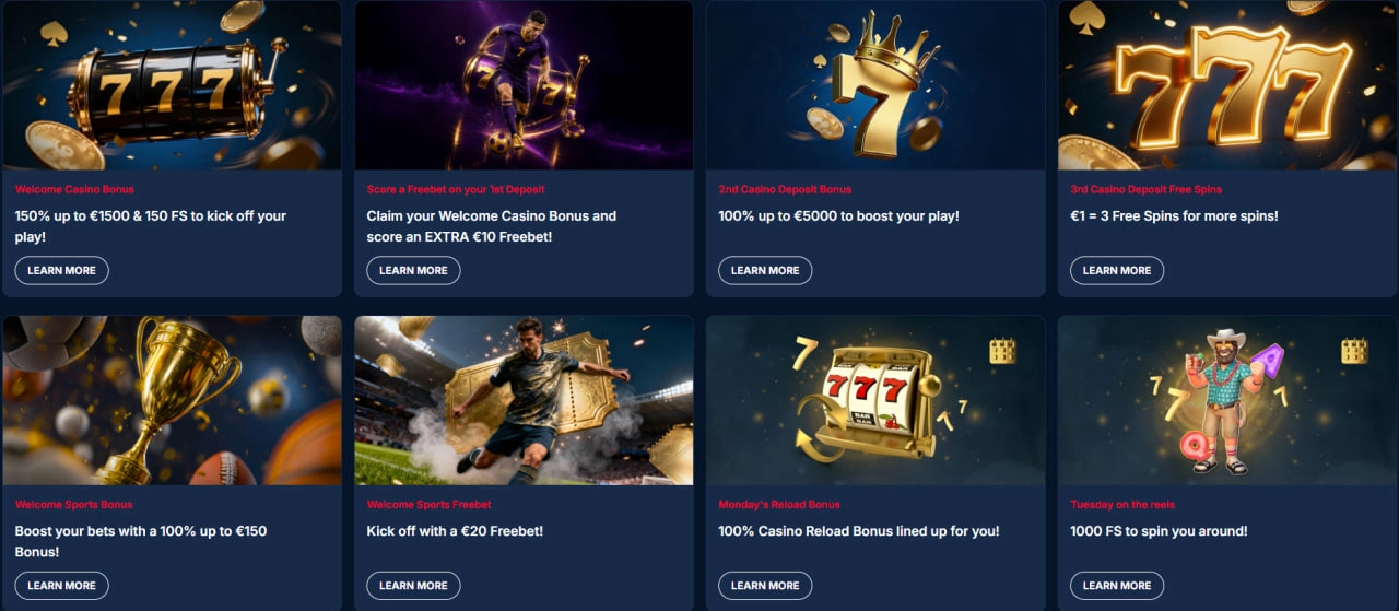 Betbay Casino welcome bonus